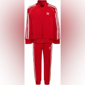 Adidas, Full tracksuit vivid red [new] [perfect condition]